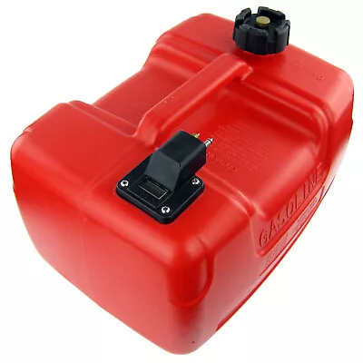 12L Portable Boat Fuel Tank 3 Gallon For Yamaha Outboard Gas Tank With Connector • $49.99