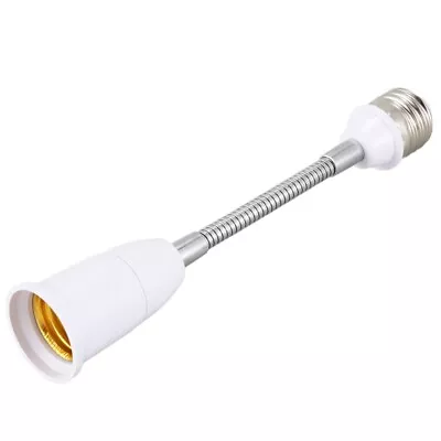 Light Lamp Bulb Flexible Extension Converter E26 Socket 18cm Long J8C79879 • $6.41
