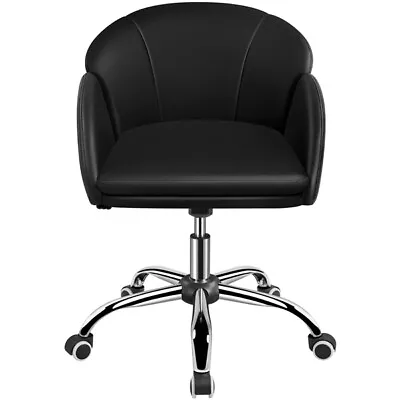 Home Office Desk Chair Cute Makeup Vanity Chair Rolling Chair With Armrests  • £55.99