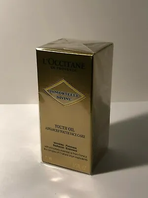 L'Occitane Immortelle Divine Youth Oil Advanced Youth Face Care 0.5 Oz Sealed • $56.99