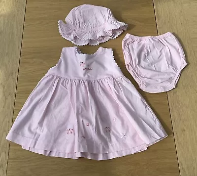 Marks & Spencer - Baby Girl Pink Summer Dress Bundle - 3 Items - Age 6-12 Months • £3.99