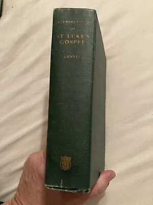 The Interpretation Of St. Luke's Gospel By Lenski R.C.H 1946 Hardcover Book • $17.99