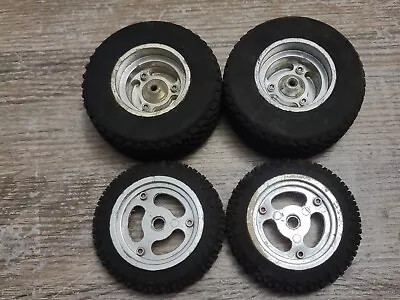 Team Associated RC10 Jelly Bean Chrome Wheels Tires Set Vintage Jellybean RARE • $109.99