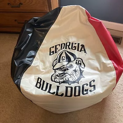 Vintage And Rare GEORGIA BULLDOGS Bean Bag Chair Mid 1990s Good Condition • $45