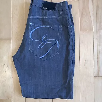 A. Tiziano Jeans 42 X 34 Men's Denim Silver Gray Wash Blue Stitching Urban *Read • $31.99