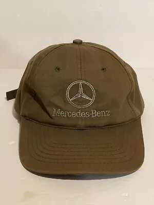 Vintage Mercedes-benz  Techdrive 2001 Taupe Beige Cap - Osfa Made In Bangladesh • $24.99