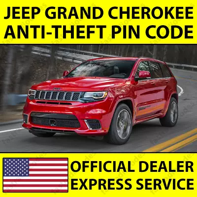 ✅jeep Grand Cherokee Car Radio Anti-theft Unlocking Pin Code For All Models✅ • $15.37