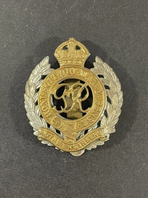 £15 • Buy Post WW2 British Army, Royal Engineers Officer's Cap Badge