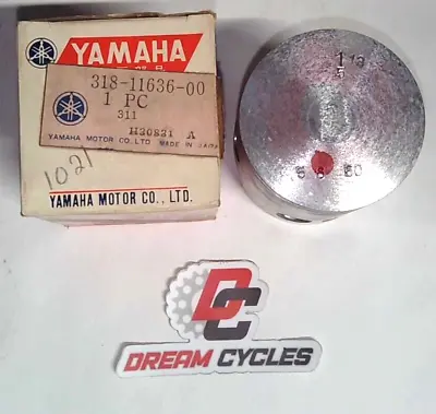 Nos Genuine Yamaha 1972 At2m 1973 Atmx 2nd O/s Piston 318-11636-00-00 Vintage • $16.77