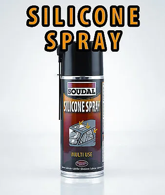 £6.50 • Buy Soudal Silicone Spray 400ml Oil Lubricating Electric Insulating Rust Corrosion