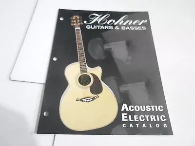 Vintage Musical Instrument Catalog #10682 - Hohner Acoustic Electric Bass Guitar • $19.99
