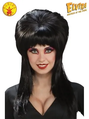 Elvira Mistress Of The Dark Queen Of Horror Vampira Adamms Family Costume Wig • $17.58