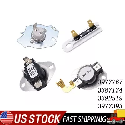 3387134 Dryer Thermostat 397739333925193977767 Thermal Fuse Kit For Whirlpool • $8.99