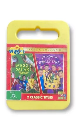 The Wiggles Wiggly Safari / Hoop-Dee-Doo It's A Wiggly Party DVD Region 4 PAL • $5