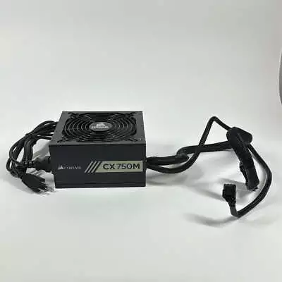 Broken Corsair CX750M 75-002019 80 Plus Bronze 750W Semi Modular Power Supply • $24.99