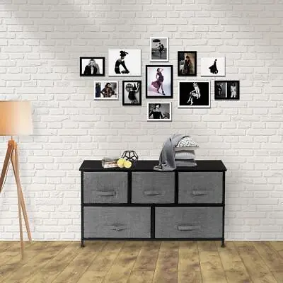 Multi Drawer Dresser Chest Of Fabric Dresser Furniture Bedroom Storage Organizer • $43.89