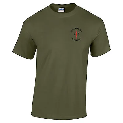 OFFICIAL 29 Commando Royal Artillery Dagger Embroidered 100% Cotton T-Shirt • £18.95