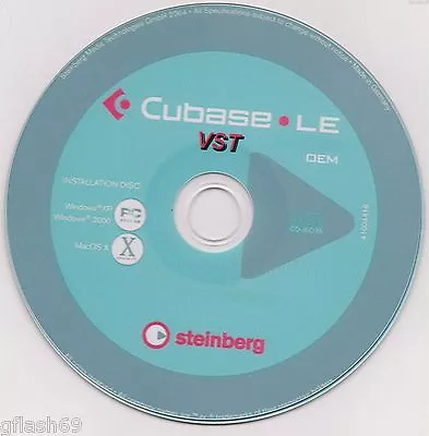 Cubase Le-VST  Desktop Recording Studio - Music Production Software W/Reg. Code • $24.95