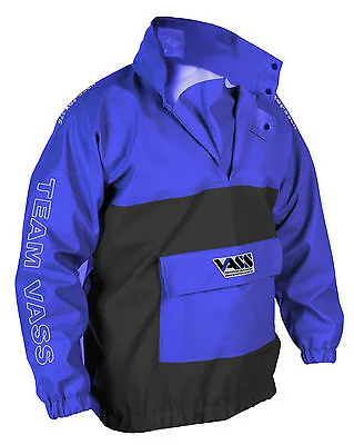 Vass-Tex 350 Heavy Duty Team Vass Smock BLUE - 100% Waterproof & Windproof • £91.95