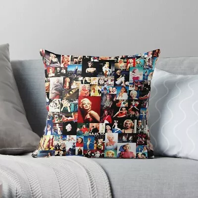 Marilyn Monroe Collage Pillow Case Marilyn Monroe Pillow Cover • $19.76