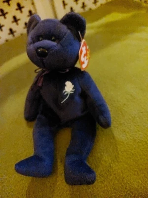 £4.75 • Buy TY Beanie Babies Princess Bear - Purple