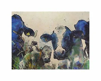 £16.99 • Buy Nature Cow Cattle Farm Animal Home Picture Canvas Print