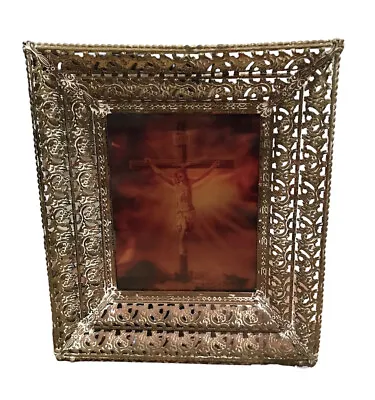 Vintage Lighted Jesus Crucifixion & Ascension 3d Hologram Lighted Picture Retro • $45.49