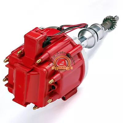 SBF Ford Small Block 260 289 302 HEI Ignition Red Cap Distributor W/ 65K Coil • $57