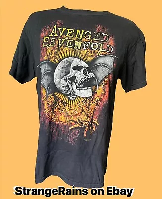 AVENGED SEVENFOLD A7X Band Shirt Unisex T Shirt Sz (M) Deathbat • $18.99