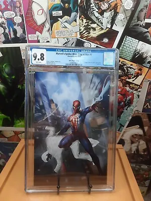 Marvels Spider-Man #1 City At War CGC 9.8 EXCLUSIVE VIRGIN 🔑 Video Game Suit • $70