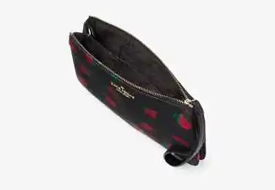 NEW WITH TAG Kate Spade Chelsea Rose Toss Printed Medium Wristlet Pouch Reg $139 • £72.38