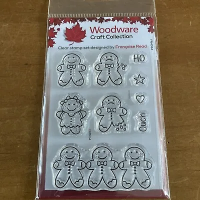 £5 • Buy Woodware Clear Stamps - Festive Collection TINY GINGERBREAD MEN