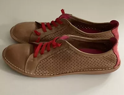 EMMSHU (Peu Cami Camper) Tan Leather Shoes EU 40 UK 7 • £28