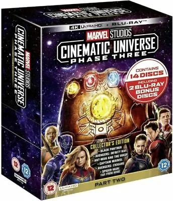 Marvel Studios Cinematic Universe: Phase Three - Part Two (Blu-ray 14-Disc... • £91.13