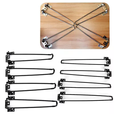 4PCS Folding Table Metal Hairpin Table Legs Heavy Duty For Coffee Table Legs New • $19