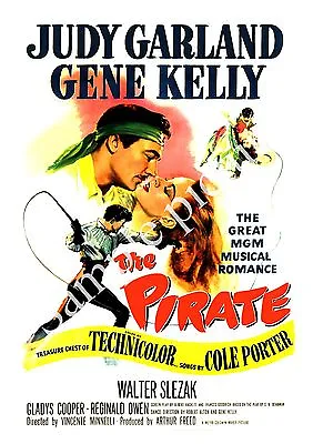 £10.99 • Buy The Pirate : Vintage Movie Advert , Wall Art , Poster, Reproduction.
