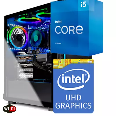 11th Gen Intel Core I5 11400 16GB RAM SSD Desktop PC Computer Tower Gaming Home • $780