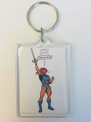£2.99 • Buy LION-O Thundercats Ho! Vintage Thundercats Comic Poster Key Ring Chain Keyring