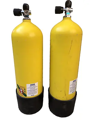 Pair Coyne Cylinders LP80 Steel Scuba Diving Tanks - Current Vis/Hydro • $499.99