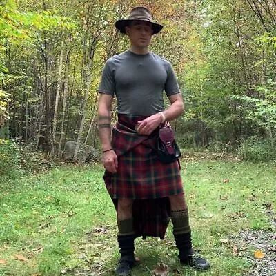 Traditional Highland Great Kilt Scottish 6 Yards Men's Great Kilt In 50+ Tartans • $103.55