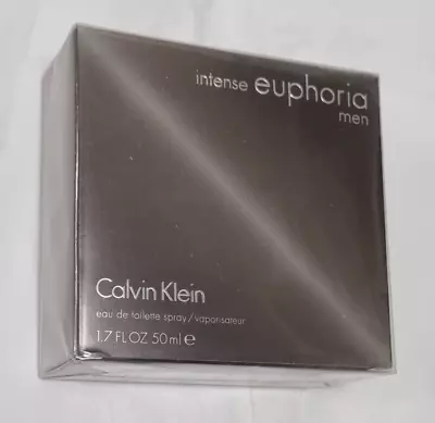 CALVIN KLEIN EUPHORIA INTENSE MEN Eau De Toilette 50ml SPRAY (SEALED BOXED) RARE • £79.95