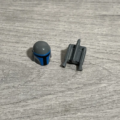 £14.99 • Buy Lego Jango Fett Minifigure Accessories Silver Jetpack & Helmet Parts Star Wars