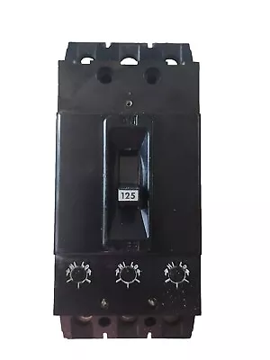 FPE NFJ631125 NFJ 3 Pole 600 Volt 125 Amp Circuit Breaker  • $399.99