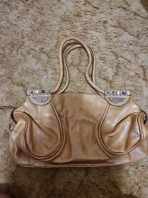 Mimco Tan Leather Tote Bag • $26.10