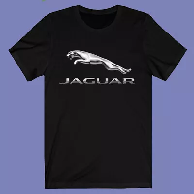 Jaguar Car Racing Company Logo Men's Black T-shirt Size S-3XL • $20.99