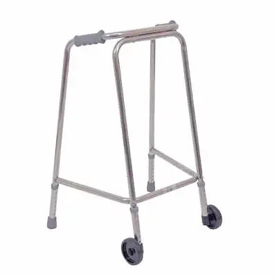 Lightweight Aluminium Walking Frame With Wheels - 780 To 880 Height - Medium • £49.99