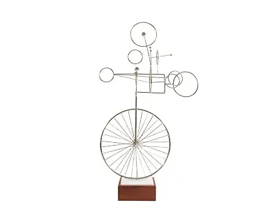 $950 • Buy Joseph Burlini Signed 1978 Metal Bicycle Sculpture