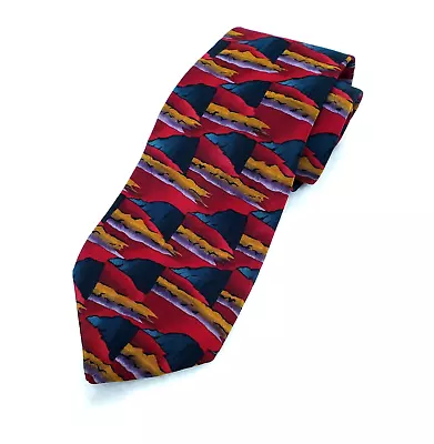 Jerry Garcia Landscape Tie Collection Eight  100% Silk  59  • $10.50