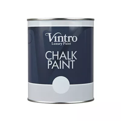 Vintro Chalk And Furniture Paint 1L *EXCEPTIONAL COVERAGE* (Water-based) • £27.99