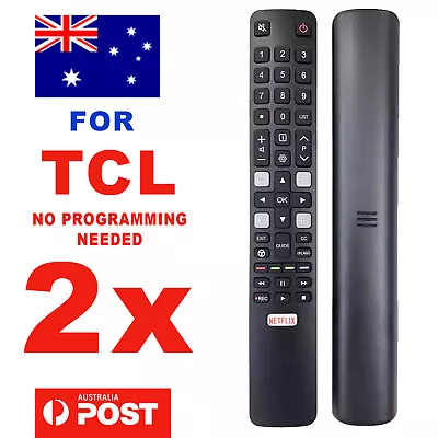 2x TCL TV Remote RC802N ARC802N YUI1 For TCL TV 65C2US 75C2US 43P20US NETFLIX • $17.95